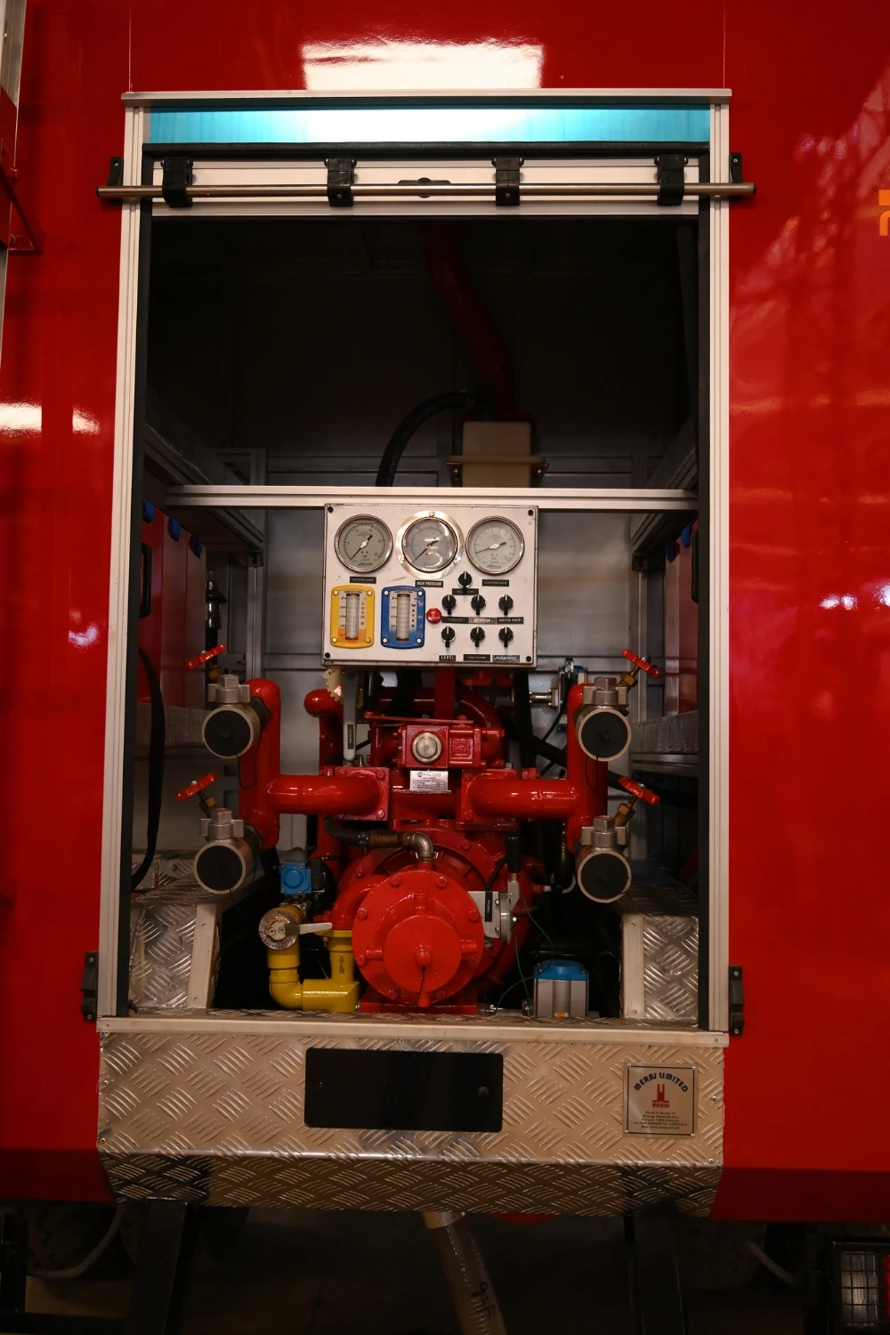 Industrial Fire & Pumper Truck equipment detail